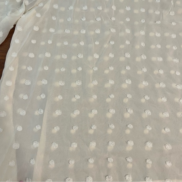 Oddi cream ivory sheer back blouse size 3X - Picture 2 of 8